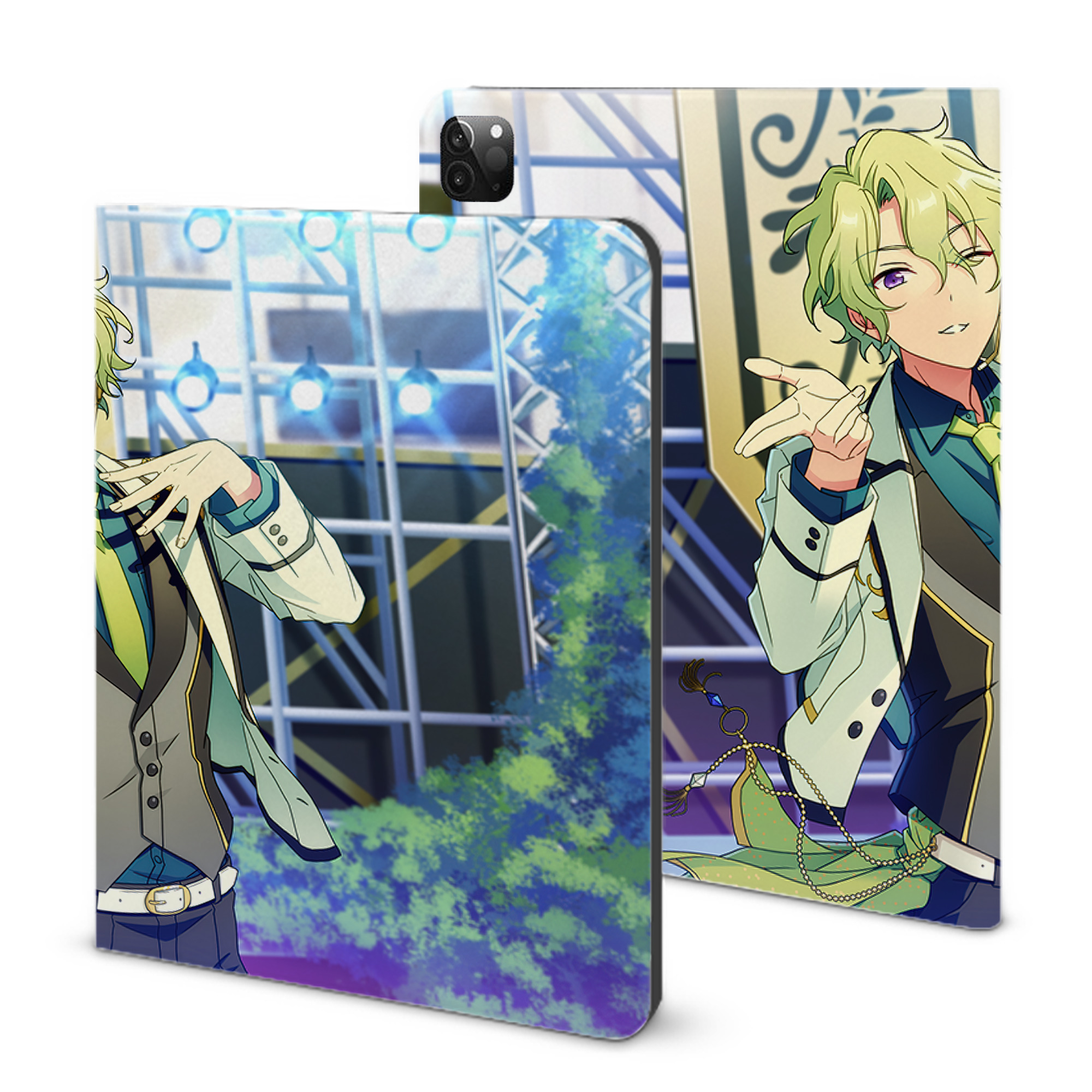 （画像用） あんさんぶるスターズ! Ensemble Stars IPadケース ペンホルダー付き ブックスタイルデザイン